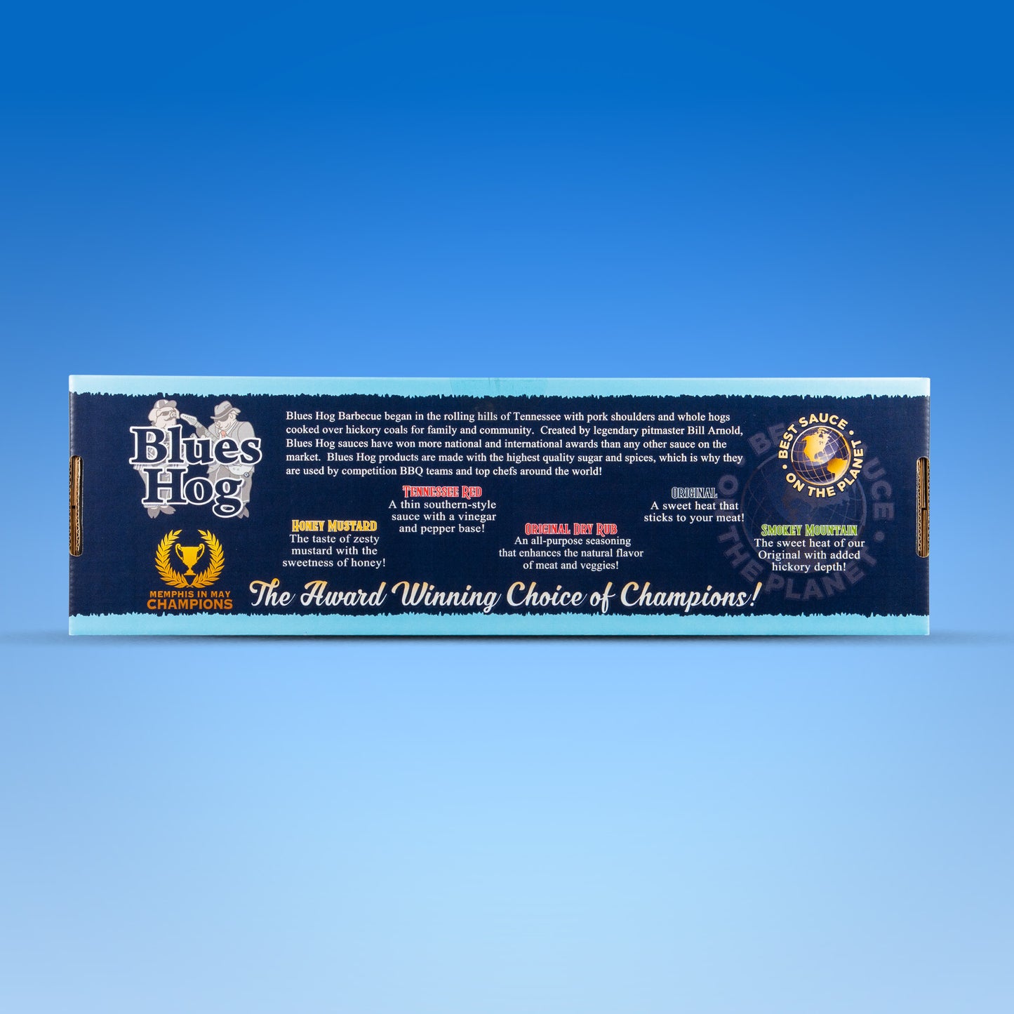Blues Hog Premium Gift Set  BBQ Sauce & Rub Sampler Pack | Choice of Champions Variety Pack - Blues Hog