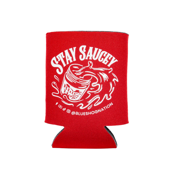 Stay Saucey 12oz Koozie - Blues Hog