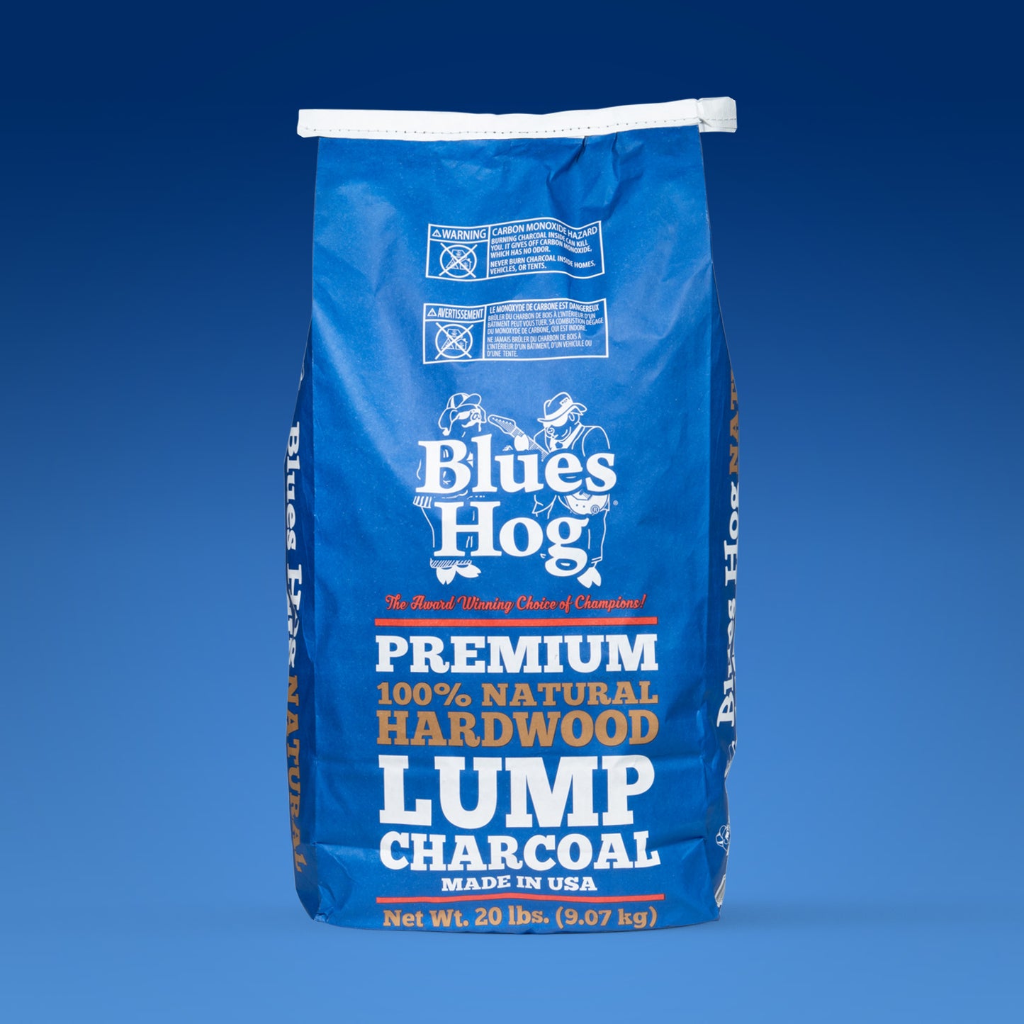 Blues Hog Natural Lump Charcoal 20 lb. - Blues Hog
