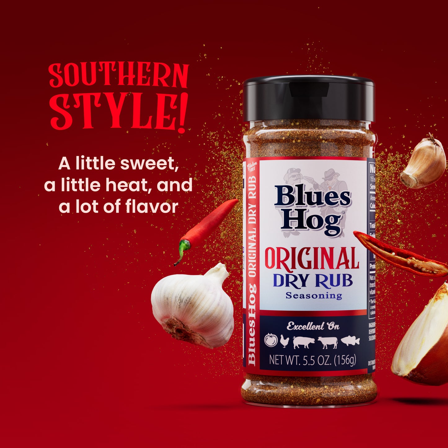 Original Dry Rub Seasoning - Blues Hog