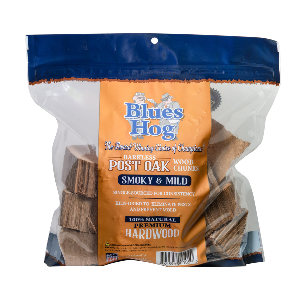 Post Oak Wood Chunks - Blues Hog