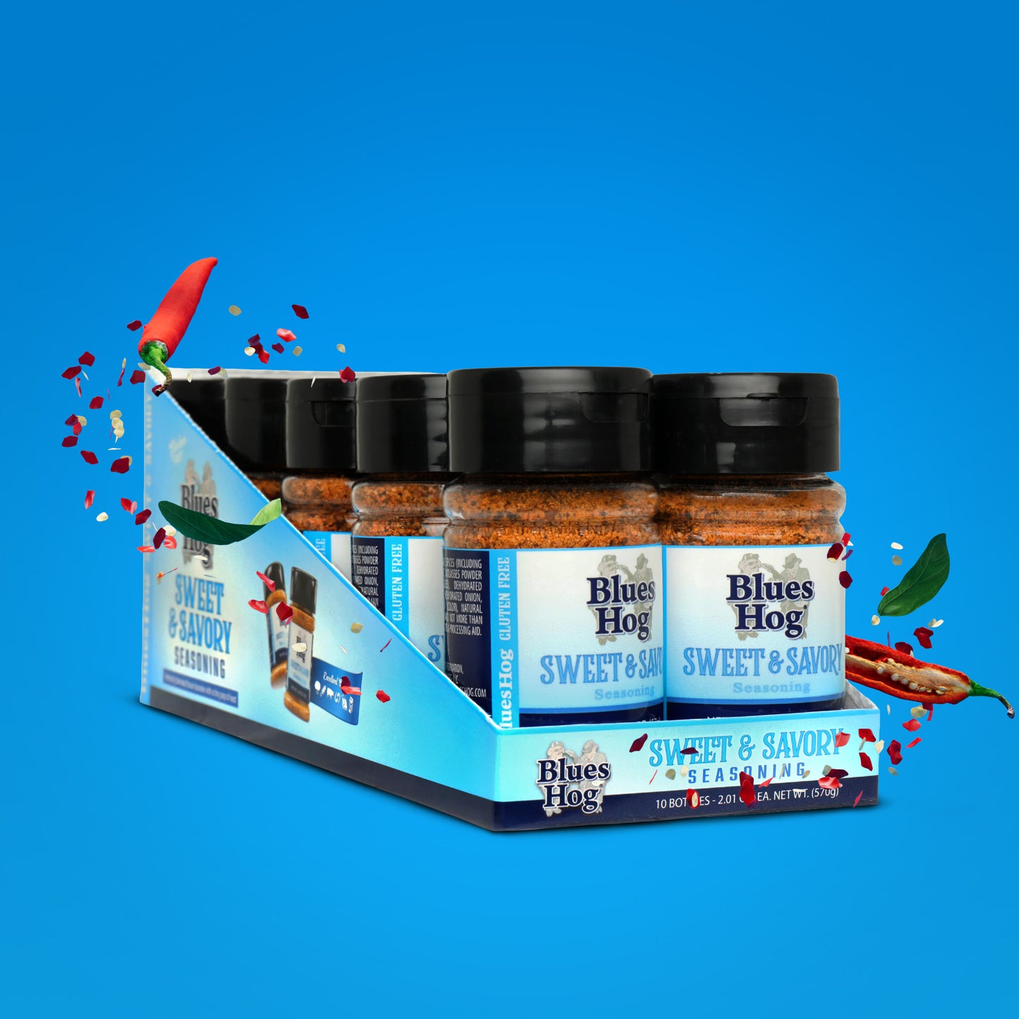 Mini Rub Bottles (10-Pack) - Blues Hog